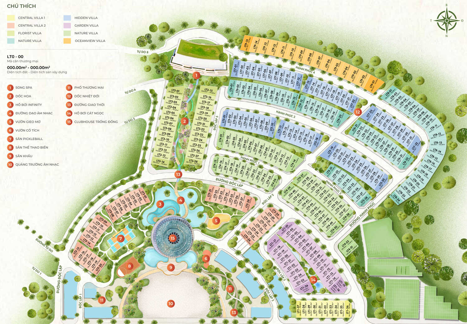 Trang chủ 94 Mặt bằng tầng điển hình La Tiên Villa